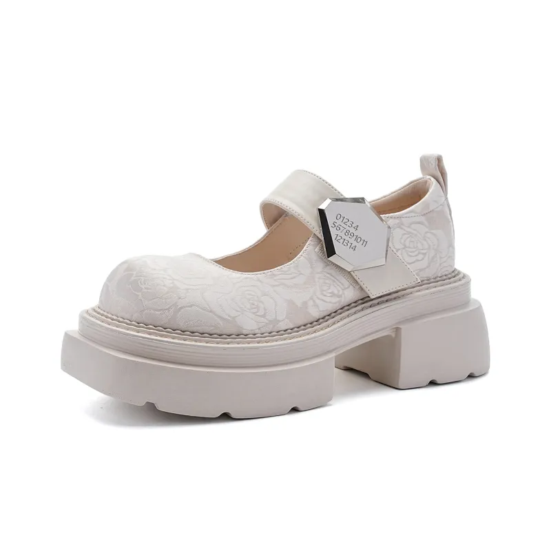 EBLAN Loafers Women's Beige-1