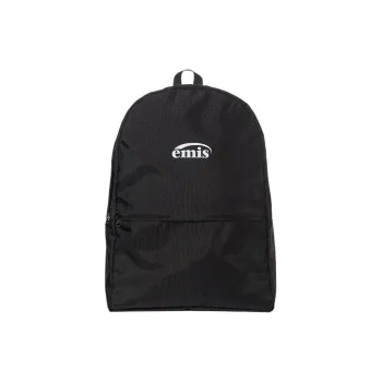 Emis Nylon Backpack Large Size Men's Black