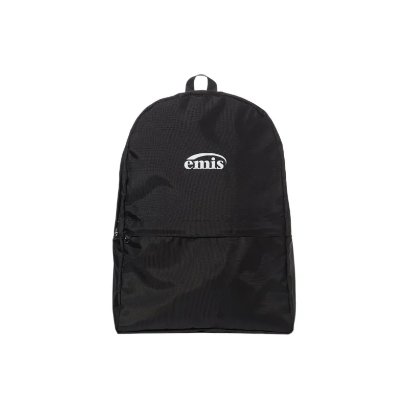Emis Nylon Backpack Large Size Men's Black-0