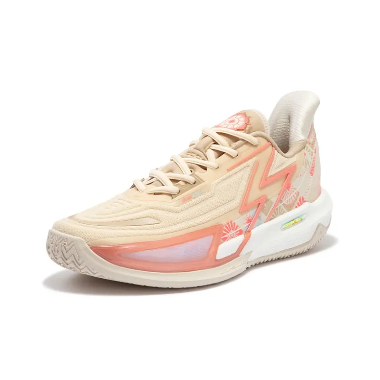 361° BIG3 4.0 Quick Pro Basketball Shoes Men Low Top Dune White/Apricot Tea Brown-1