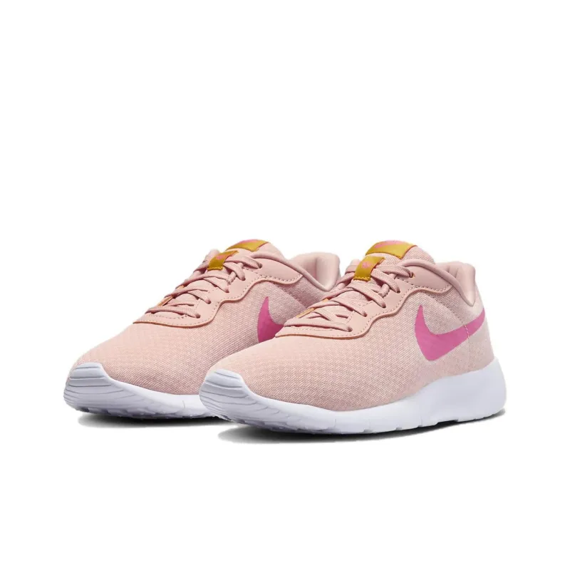 Nike Tanjun EasyOn Slip Resistant Low Top Kids' Running Shoes Pink Teenagers-2