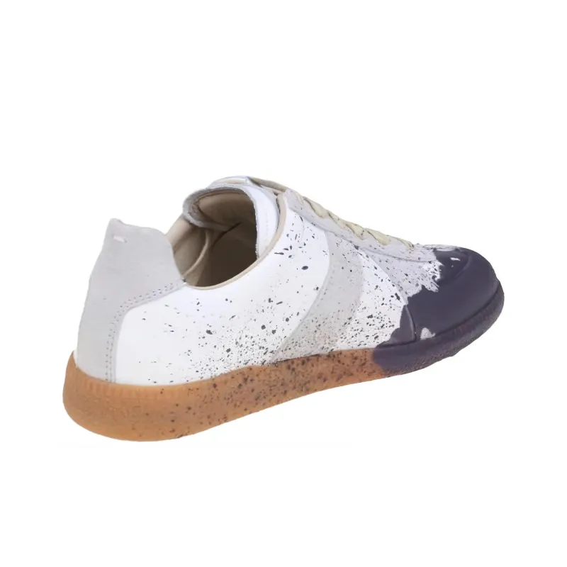 Maison Margiela Paint Replica Lace-Up Sneakers Women's-4