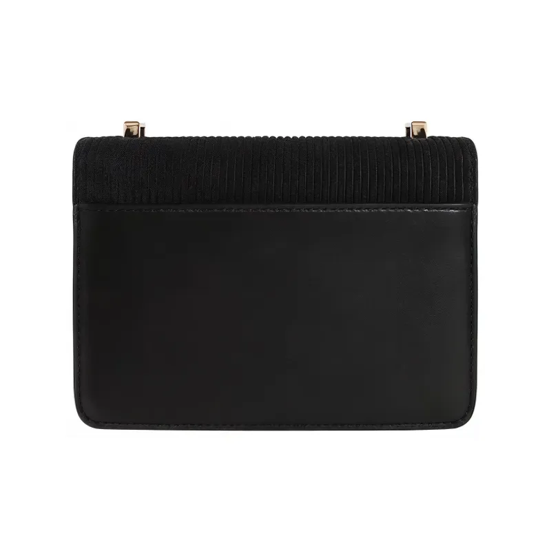 MICHAEL KORS Hendri Leather Shoulder Bag Women's Black-1