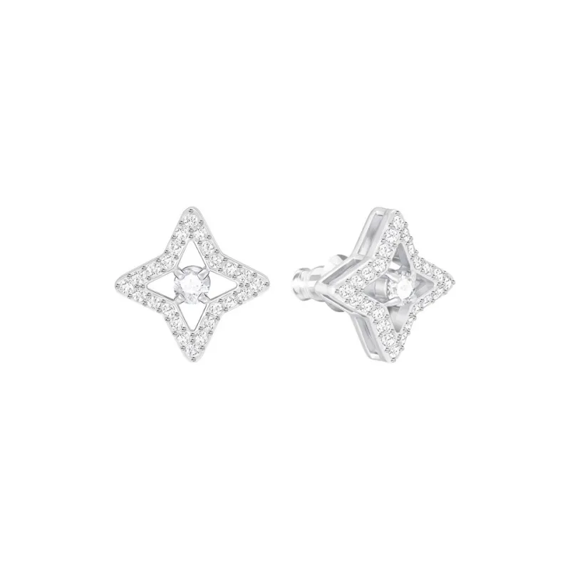 Swarovski Sparkling Dance Faux Crystal Stud Earrings Women's-2