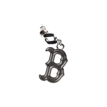 MLB Boston Red Sox Stud Earrings Unisex White