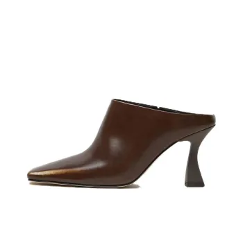 MIISTA Wrap-toe Slippers Women's Brown