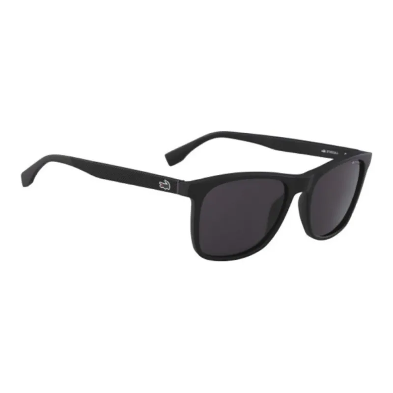 LACOSTE Square Sunglasses Men's Black-1