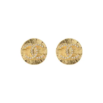 CHANEL Stud Earrings Women's