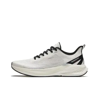 Anta Hydrogen Run 6th Generation Cushioning, Wear Resistant Low Top Running Shoes Men's Black White