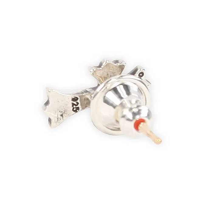 Chrome Hearts 925 Sterling Silver Stud Earrings Men's Silver-1