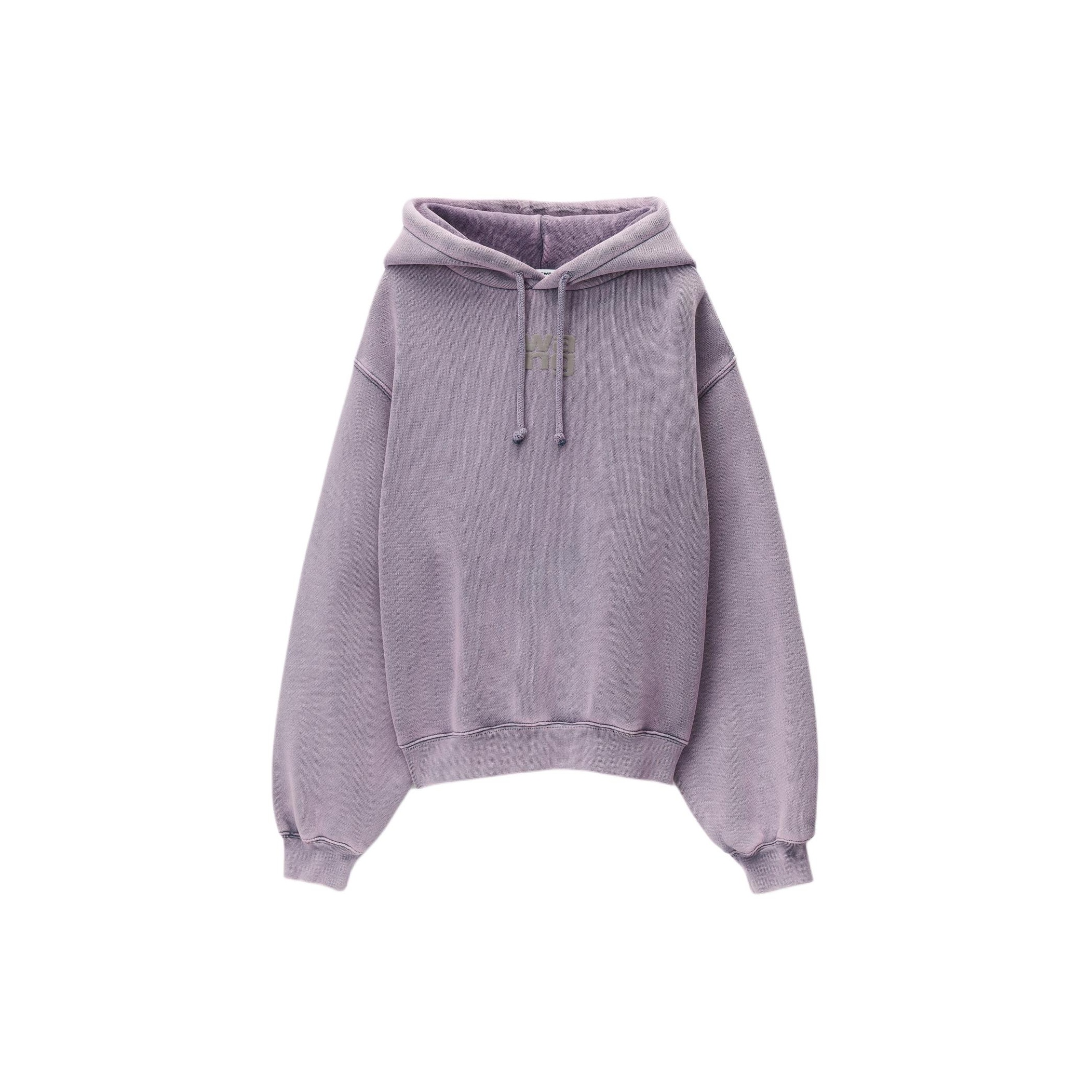 Alexander Wang Purple Hoodies Sweatshirts for Women s Men s Sneakers Clothing Sale New POIZON