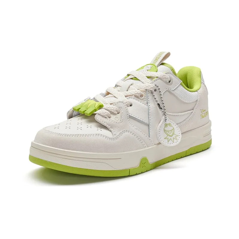 XTEP MAXX1.0 Abrasion Resistant Low Top Skateboard Shoes Women's White Sand Gray-2