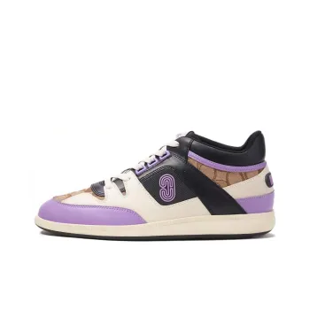 COACH Mid Top Casual Shoes Men's Purple