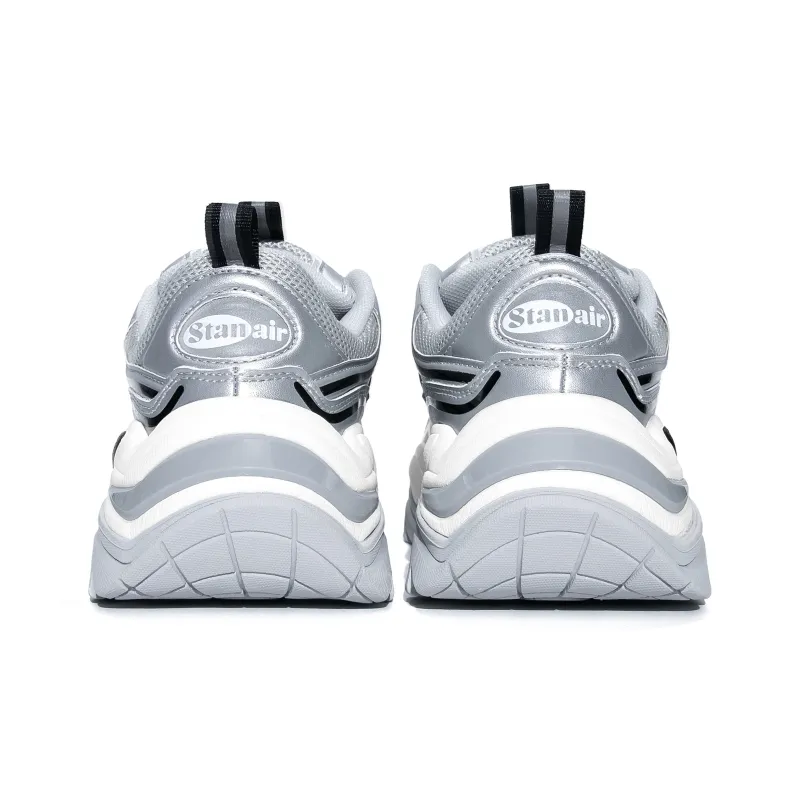 STANAIR Chunky Sneakers Women's Low Top Gray/White/Pink-5