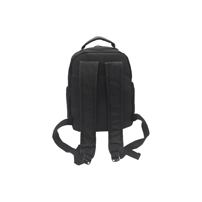 UNITE STAR Nylon Laptop Bag Backpack Medium Size Silver/Black-9