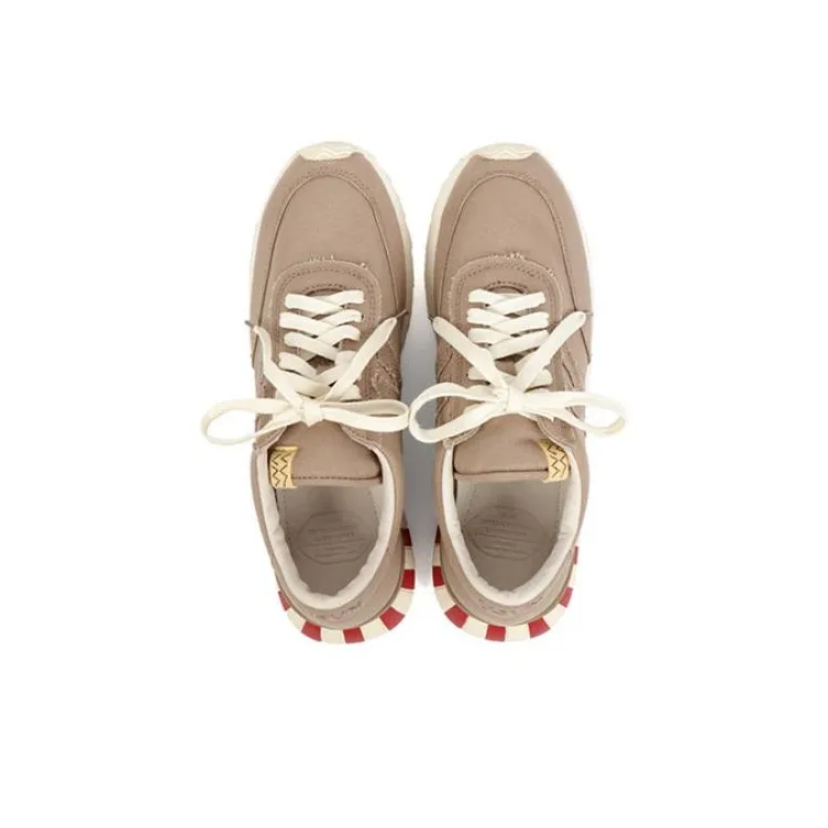 Visvim Attica Wear-Resistant Low-Top Casual Shoes Men's Light Brown-1