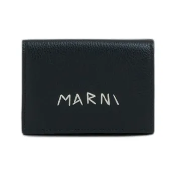 MARNI Cowhide And Polyester Wallet Men's Black