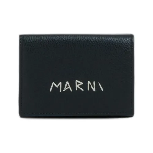 MARNI Cowhide And Polyester Wallet Men's Black