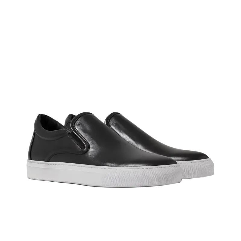 SCAROSSO Filippo Round Toe Slip On Sneakers-2