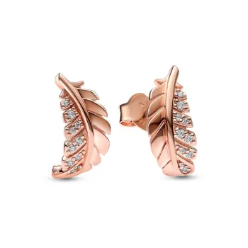 Pandora MOMENTS Stud Earrings Women's Rose Gold