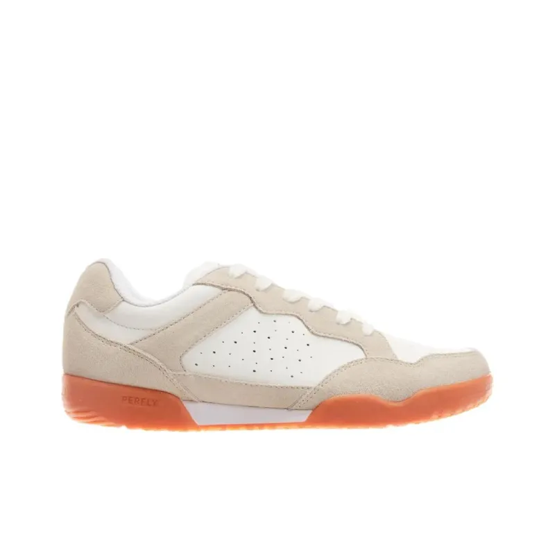 DECATHLON Abrasion Resistant Low Top Badminton Shoes Women's Ecru-1