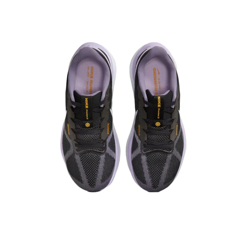 Nike Women's Air Zoom Structure 25 Extra Wide 'Black Lilac Bloom'-2