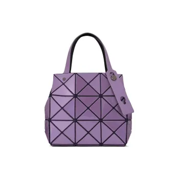 ISSEY MIYAKE CARAT Nylon Tote Bag Shopping Bag Handbags Women's Purple