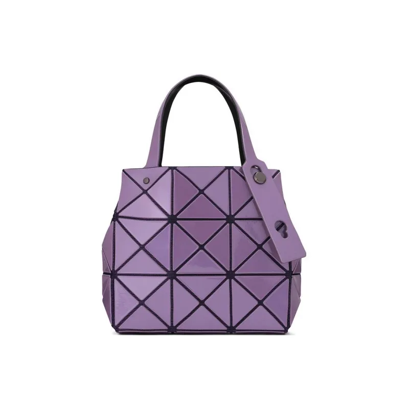 ISSEY MIYAKE CARAT Nylon Tote Bag Shopping Bag Handbags Women's Purple-0