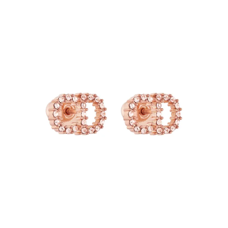 DIOR Stud Earrings Women's Rose Gold-1