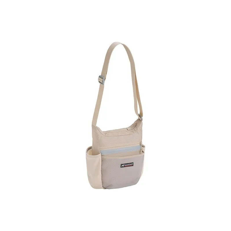 MONTBELL Nylon Crossbody Bag, Shoulder Bag Regular Unisex Tan-0