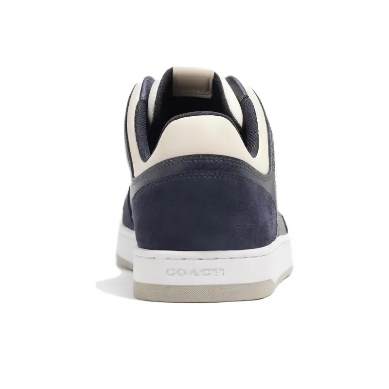 COACH Low Top Skateboard Shoes Men's Marine Blue-4