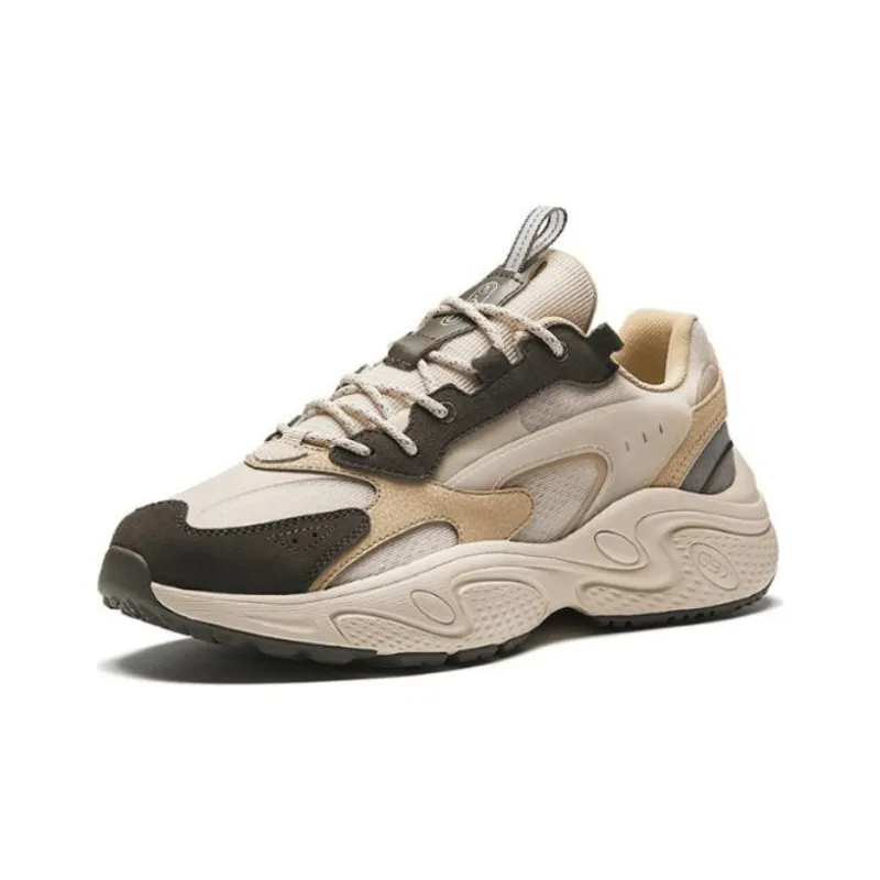 Anta Cushioning, Wear Resistant Low Top Casual Shoes Men's Brown Black-2