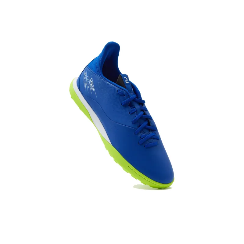 DECATHLON TF Rubber Broken Studs Wear Resistant Soccer Shoes Men's Blue Yellow-4