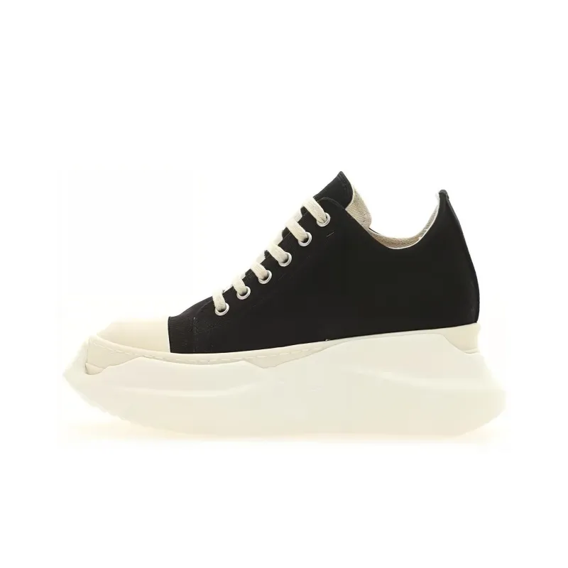 Rick Owens DRKSHDW Low Top Stylish Skateboarding Shoes Women's Black-0
