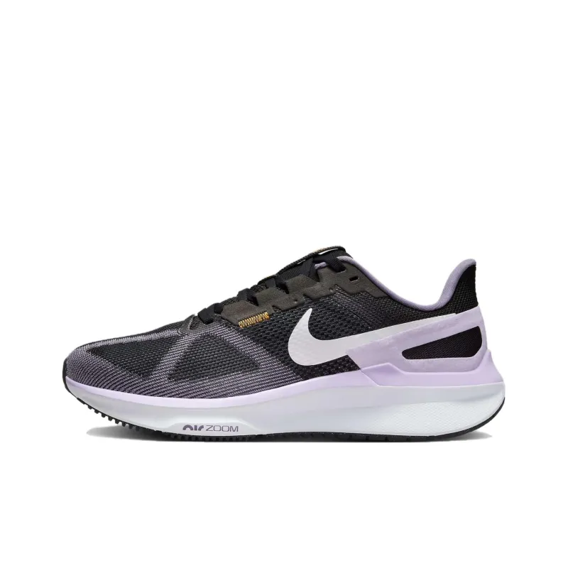 Nike Women's Air Zoom Structure 25 Extra Wide 'Black Lilac Bloom'-0