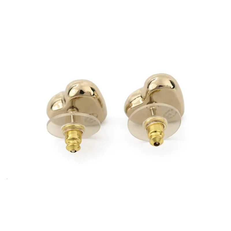CHANEL 22c Early Spring Stud Earrings Women's Gold-1