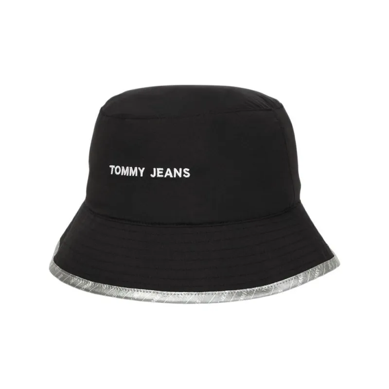 Tommy Hilfiger Polyester Bucket Hats Women's Black-0