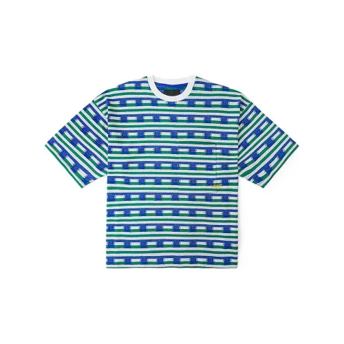 Vans TOKYO DESIGN COLLECTIVE T-Shirts Unisex Blue Stripes