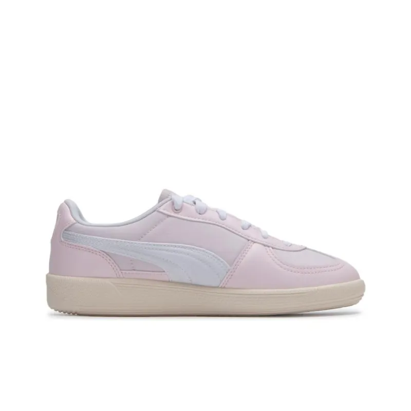 PUMA Palermo Slip-Resistant Cushioning Low-Top Skateboard Shoes Women's Pink White-1