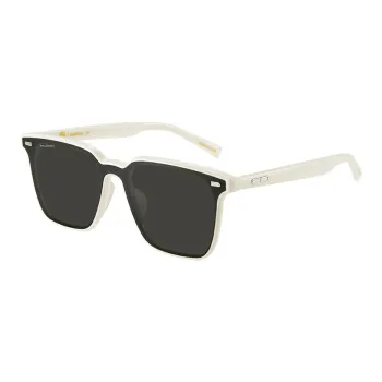 MUJOSH Astral Series Square Oversized Frame Plate Sunglasses With UV Protection And Flat Lenses Unisex