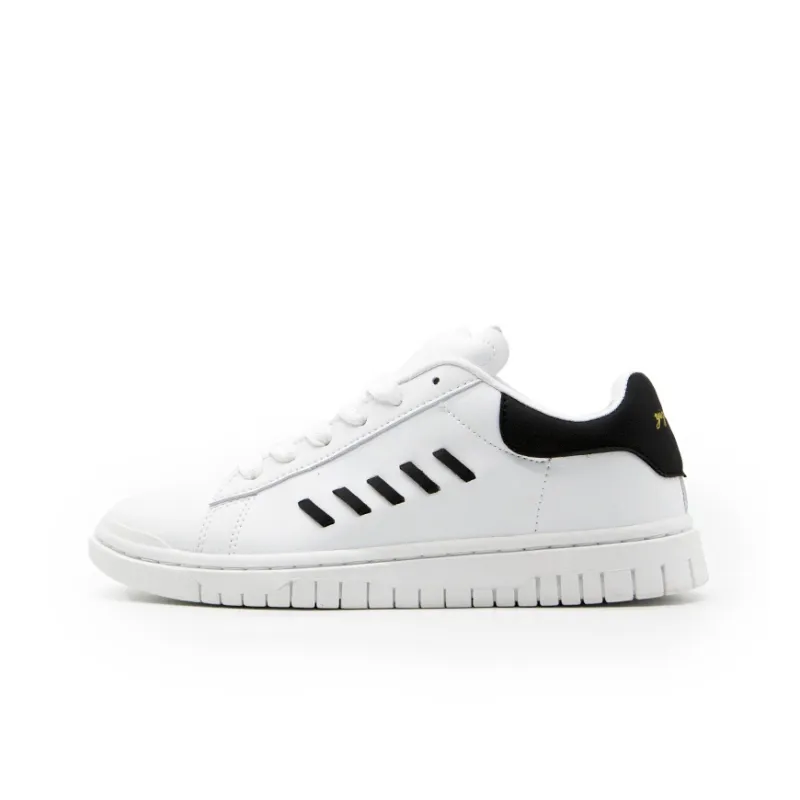 I'm Shopping Campus Style White Sneakers Lightweight And Breathable Low Top Casual Skateboard Shoes Unisex White-0