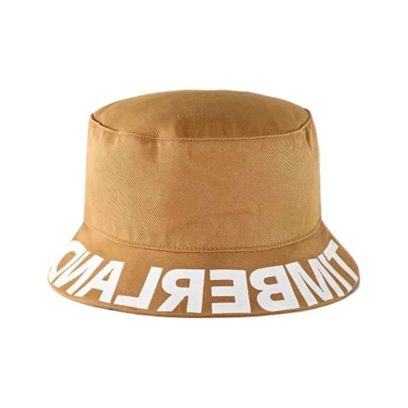 Timberland Cotton Bucket Hats Unisex Brown-1