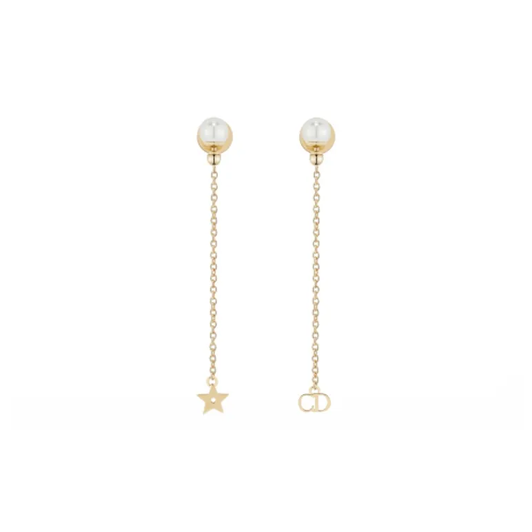 DIOR Metal Stud Earrings Women's-0