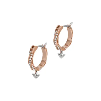 EMPORIO ARMANI Stainless Steel Stud Earrings Women's