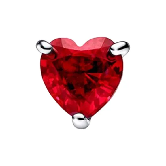 Pandora 925 Sterling Silver Glass Stud Earrings Women's-2
