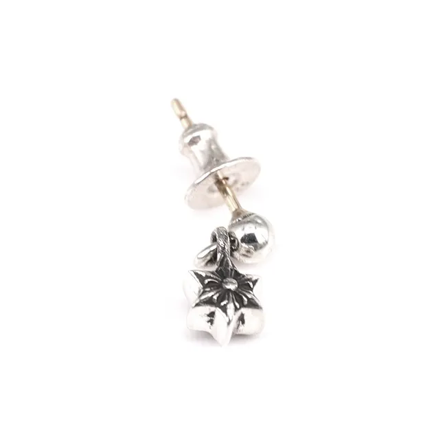 Chrome Hearts 925 Sterling Silver Stud Earrings Unisex-1