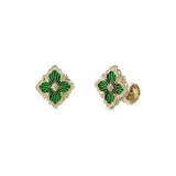 BUCCELLATI Opera Tulle Collection Stud Earrings Women's Green