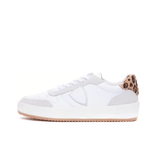 PHILIPPE MODEL Paris Temple Leather Sneakers