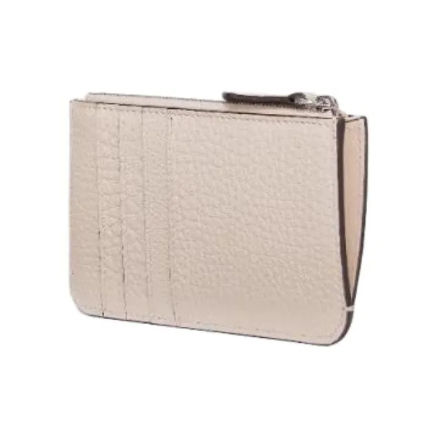 FENDI Peekaboo Leather Wallet Women's White-1