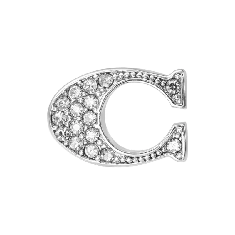 COACH Alloy Stud Earrings Women's Silver-1